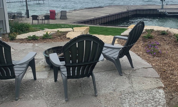 Gills Rock House | Waterfront Home with private pier, harbor and beach on Garrett Bay