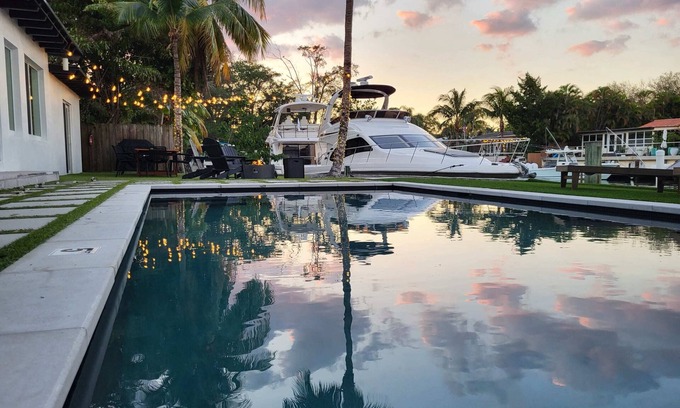 Seybold House | Waterfront Home with Pool, Private Dock, Kayak & SUP, Firepit, Fishing, Cornhole