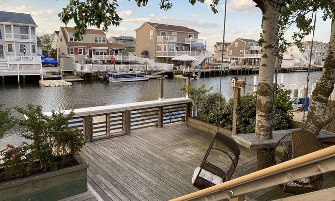 Beach Haven West House | Waterfront oasis awaits. 2 Decks! Minutes to LBI