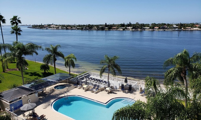 St. Pete Beach Condo | Waterfront penthouse in paradise, beautiful views, completely remodeled