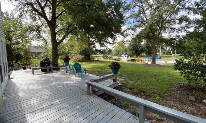 Fairfield Harbour House | Waterfront property located in the resort community of Fairfield Harbour