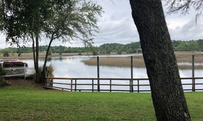 St. Marys House | Waterfront property with beautiful sunrises and views overlooking Borrell Creek.