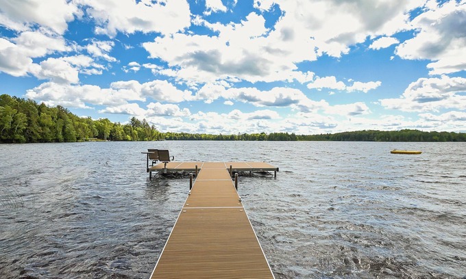 Presque Isle Cabin | Waterfront Resort Sleeps 21 5 Separate Units