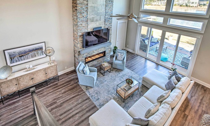 St. James House | Waterfront Southport Home w/Hot Tub & Deck!