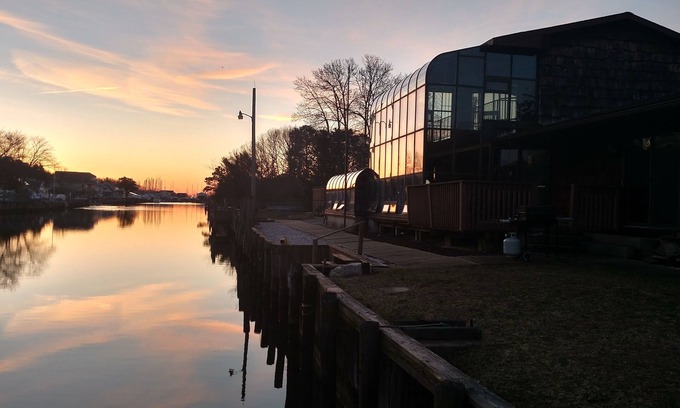Lanoka Harbor House | Waterfront with HUGE bulkhead, Minutes to Bay and Beach, Kayaker's Paradise