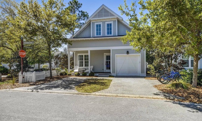 WaterSound West Beach House | Watersound West Vacation Home w/LSV | Steps to Pool & Beach Walk-Over | 6 Bikes