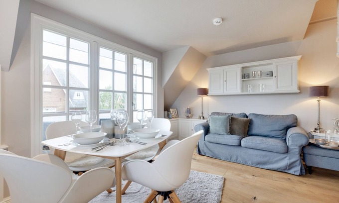 Munkmarsch Apartment | Wattküken - 3-room apartment on the upper floor/ground floor with approx. 57 sqm floor space in Munkmarsch