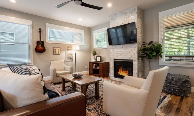 Woodfin Villa | Way Downtown | A Modern Retreat Near Downtown Asheville | Hot Tub