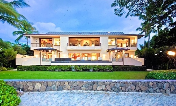 Kamuela Villa | Welcome to Hale I'a U'i- a stunning oceanfront escape where luxury meets Aloha.