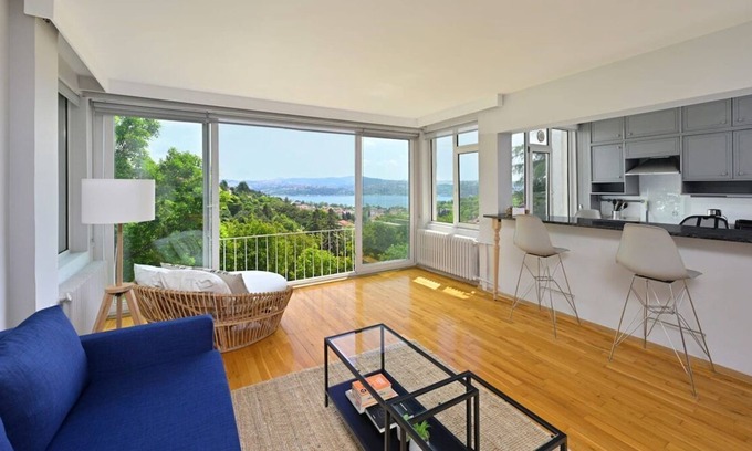 Yenikoy Mahallesi Apartment | Welcome to our gorgeous bright home with beautiful views of the Bosphorus
