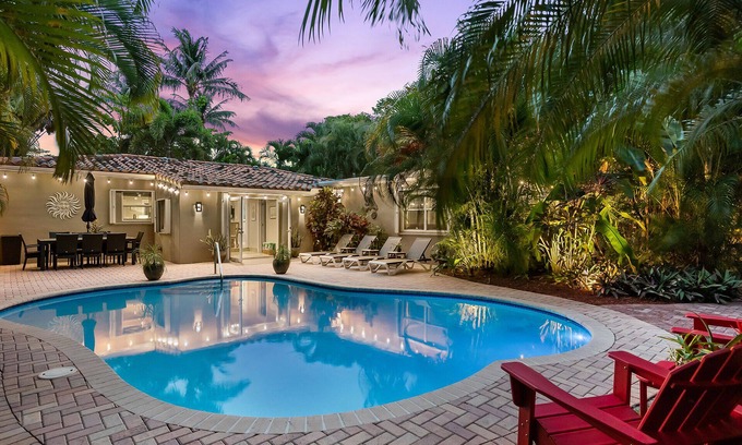 Poinsettia Heights House | Welcome to Palm Terrace, A Tropical Paradise with Spacious & Private Grounds!