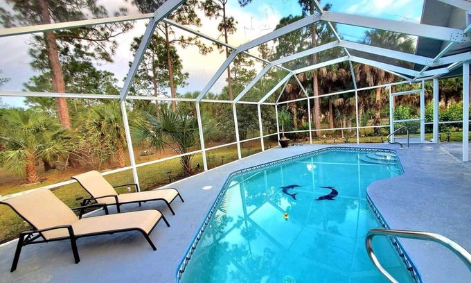 Rural Estates House | Welcome to Your Naples Getaway - Private Home with Heated Pool