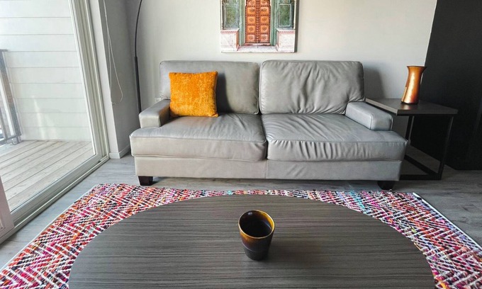 Downtown Omaha Apartment | Welcoming 1BD/1BA + Balcony- Downtown Omaha