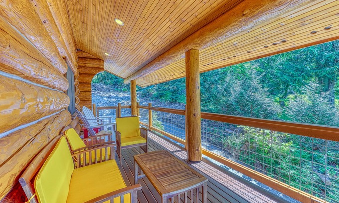 Camano Island Cabin | Welcoming cabin with WiFi, cable, full kitchen, decks & BBQ