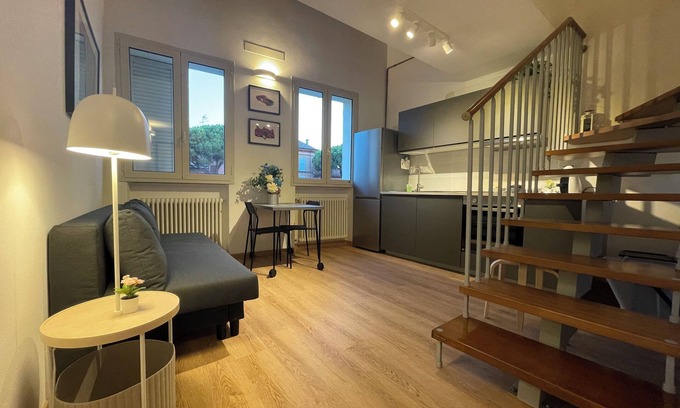 Ravenna Apartment | Well cared for and cozy loft apartment 500m from the center