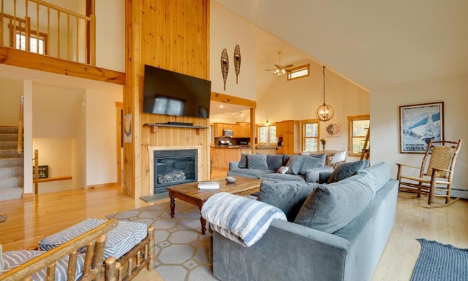 West Dover House | West Dover Family Home with Game Room and Home Theater