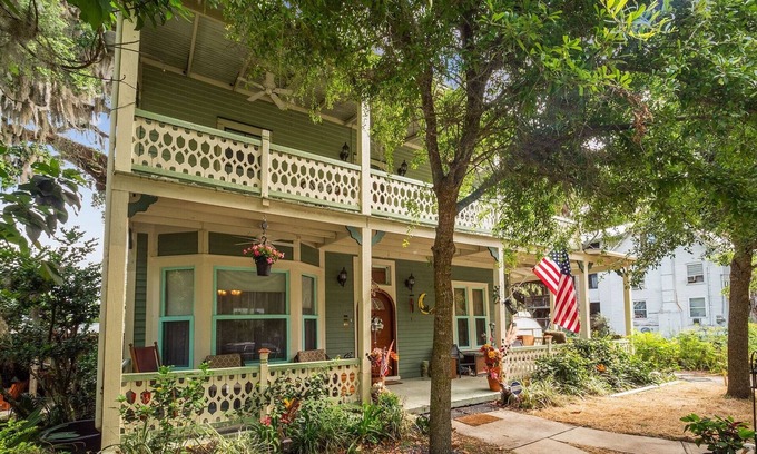 Crescent City House | West Stella Lake House with Outdoor Pool Table & Fireplace by RedAwning