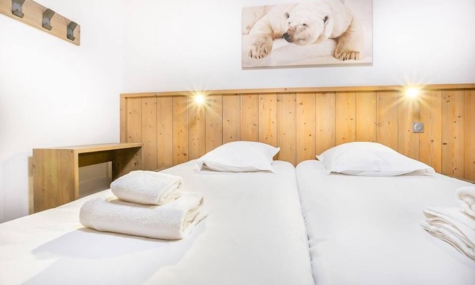La Rosiere Apartment | Wifi, ski-in/ski-out & foot of the slopes, 4th floor, view mountain, swimming pool, sauna, hammam