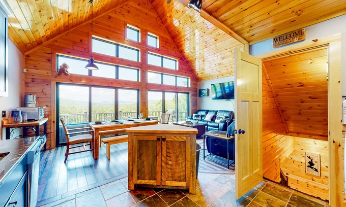 Rangeley Plantation House | Wilderness retreat near skiing with large deck, grill, firepit, & W/D - dogs ok