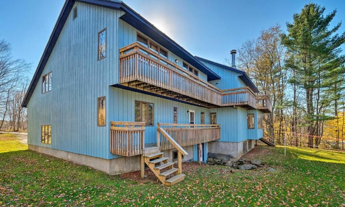 Wilmington House | Wilmington Home with Game Room and Scenic Deck!