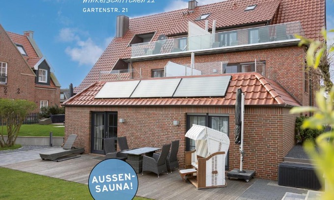 Juist Apartment | Winkelschiffchen II mit Sauna