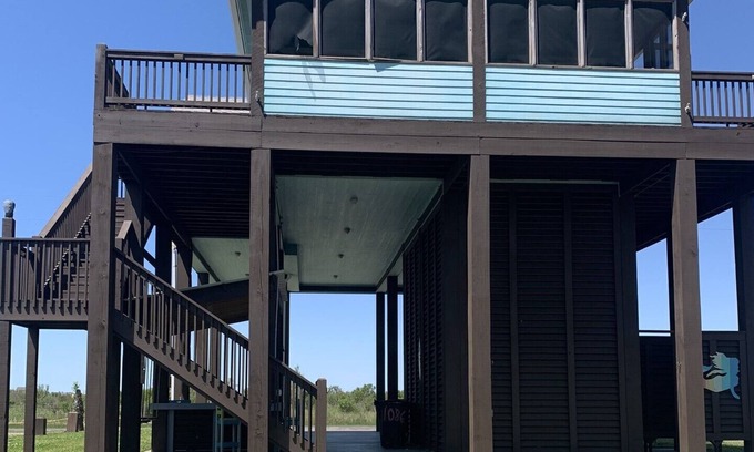 Port Bolivar House | Wiskey Blues: 4 BR, 2 BA House in Gilchrist, Sleeps 8