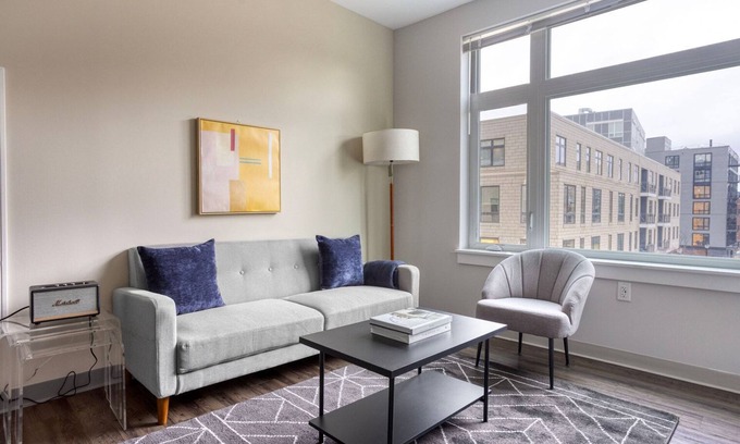 St. Elizabeth's Apartment | Wonderful Brighton 2BR w/Gym & W/D, nr Transport Stops, by Blueground