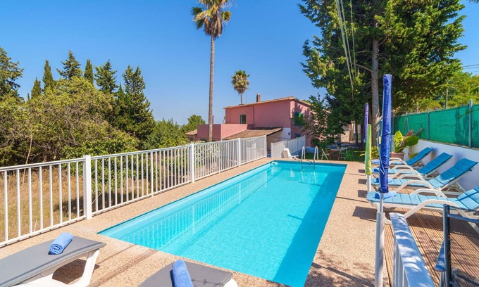 Establiments House | Wonderful private villa with A/C, WIFI, private pool, TV, patio, panoramic view and parking
