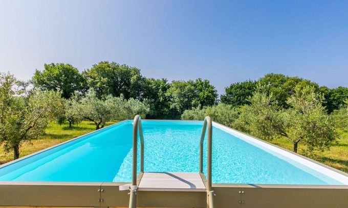 Bibbona House | Wonderful private villa for 5 guests with WIFI, private pool, TV, patio, panoramic view and park.
