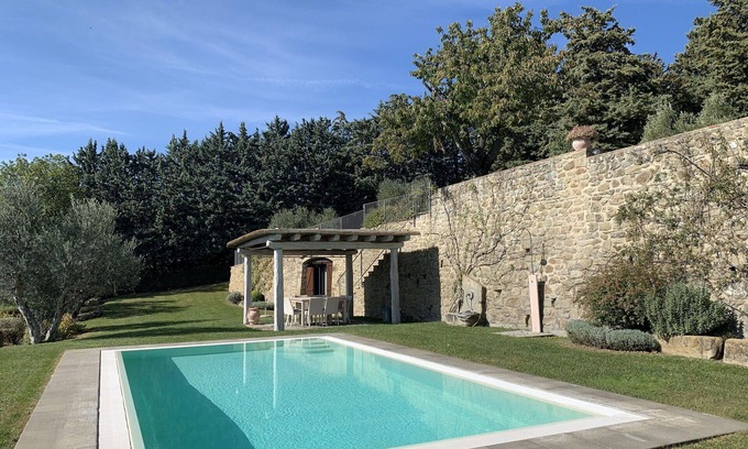 Cortona Villa | Wonderful private villa with private pool, A/C, WIFI, TV, veranda, panoramic view and parking