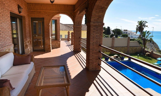 La Cala del Moral House | Wonderful private villa for 9 people with A/C, private pool, WIFI, TV, patio and parking