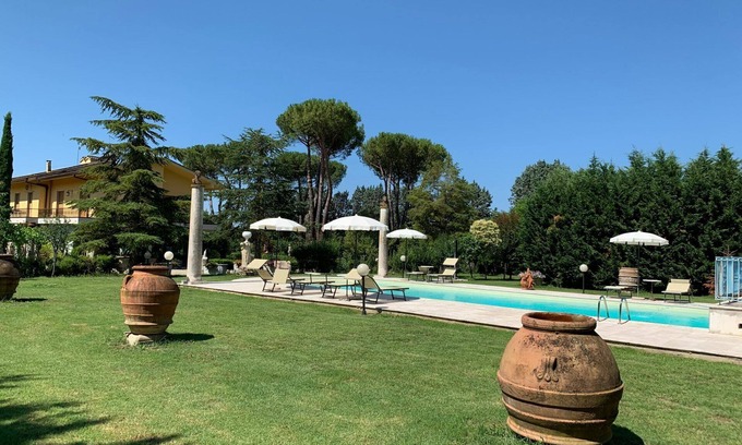 Tregozzano Villa | Wonderful private villa for 8 guests with WIFI, private pool, TV, terrace and parking