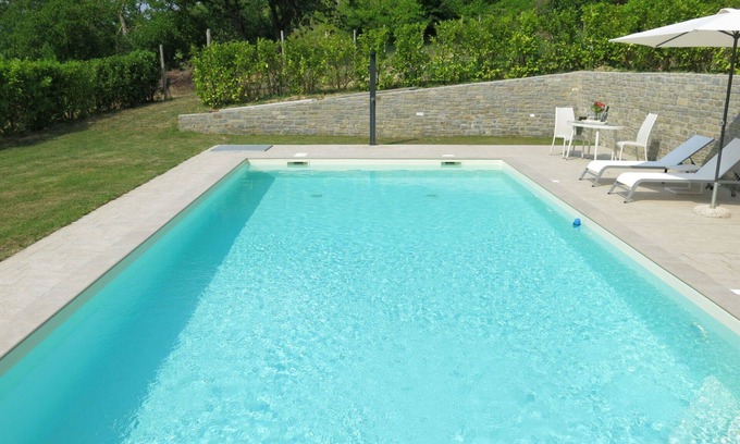 Vesime House | Wonderful private villa for 8 people with WIFI, private pool, TV, patio, pets allowed and parking
