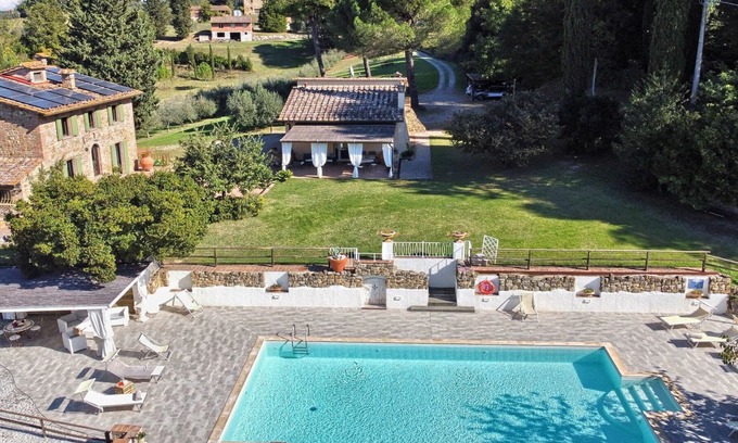 Gambassi Terme Villa | Wonderful private villa with A/C, private pool, WIFI, TV, terrace, panoramic view and parking