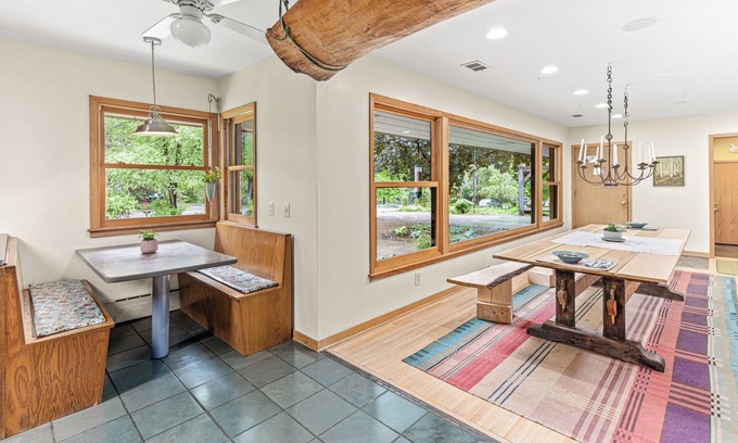 Plymouth House | Wooded lot with wildlife, indoor treehouse and screened porch: a family paradise
