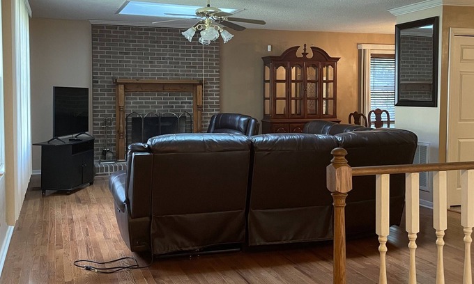 Easley House | Wooded retreat with huge deck and screened-in porch!