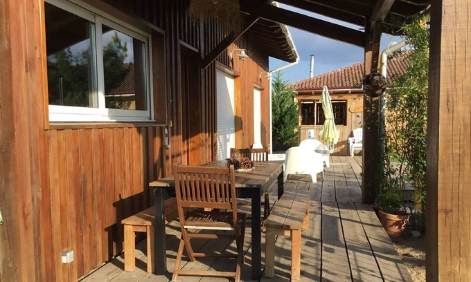 Castets House | Wooden house in the village Landes