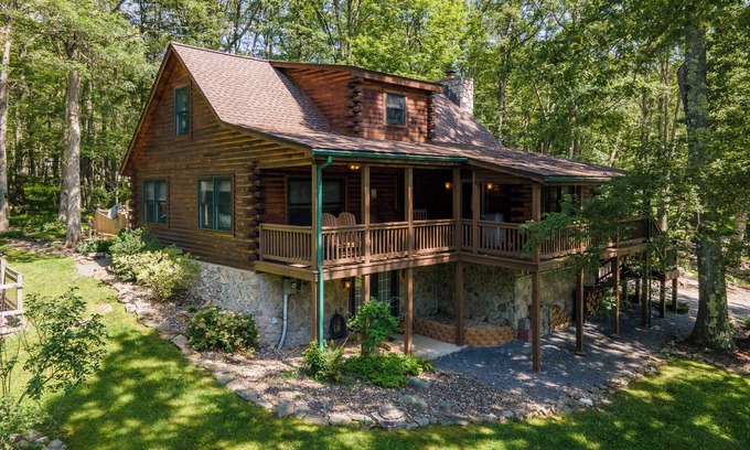 McHenry House | Woodsy Retreat w/Fireplace, Hot Tub & Fire Pit