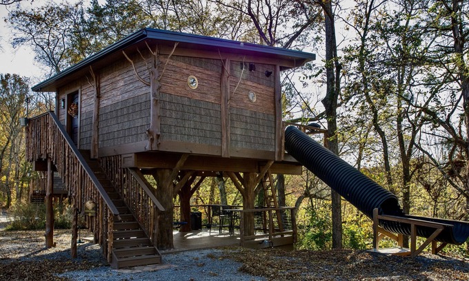 Sevierville Cabin | 🐿World's First Interactive Treehouse Resort! Squirrels Gone Wild🐿