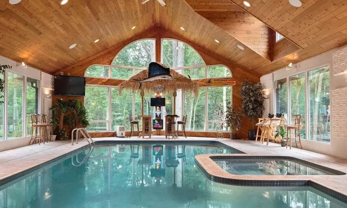 Two Rivers House | WOW! Indoor Pool. Near Beach. Massive Home. Great Times!