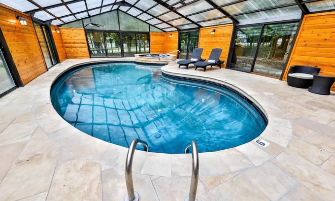Tobyhanna House | Yes your own Private heated indoor Swimming Pool!