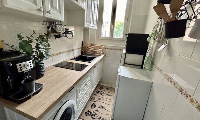 Amerique Apartment | You Cozy & Cocooning Parisian Nest ! New Metro Station &10min From Paris Heart