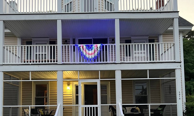 Tilghman House | Your “Happy Place”-Updated beautifully 3 story home on quiet island