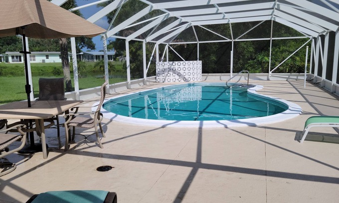 Port Saint Lucie House | Your vacation oasis, quiet neighborhood, private pool, and backyard wildlife