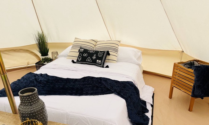 Keedysville RV Rental | Yurt Tent Glamp Amongst Cows - AC, Fire Pit, Grill, Ask About Pool