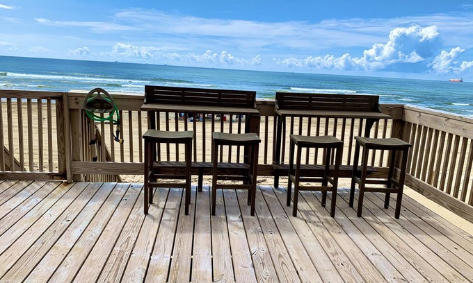 Surfside Beach House | Z Oceanfront offers direct access and excellent view of the ocean!