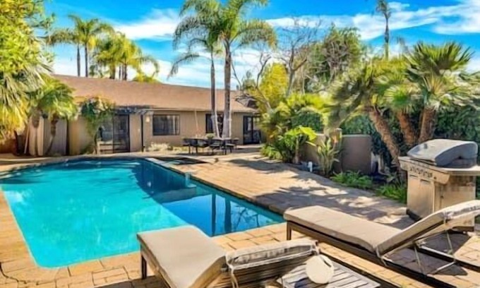 Cardiff-by-the-Sea House | Zen Beach Retreat: Pool/Hot Tub, Near Surf & Transit, Family Ready!