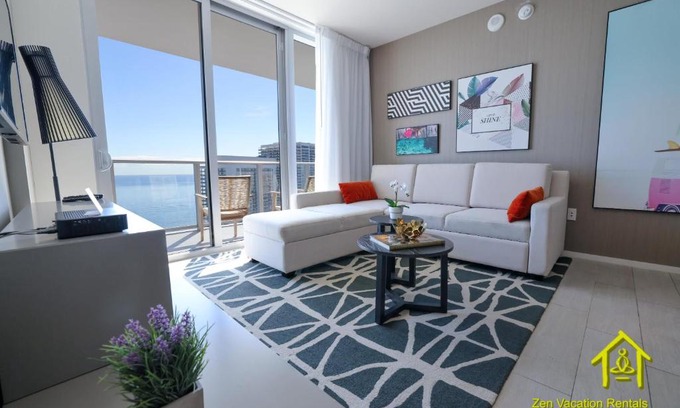 Hollywood South Central Beach Apartment | Zen Vacation Rentals Just Across Ocean