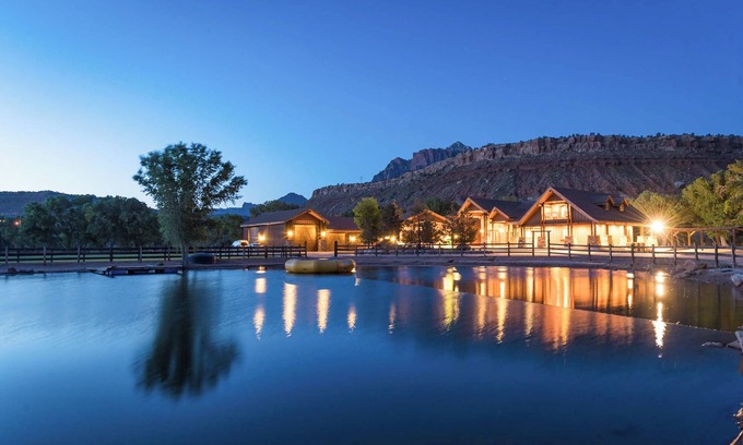 Zion National Park South Entrance House | Zion Reunions Retreats Weddings: Sleeps 56 ppl Pvt: Pool,Theater,Indoor Soccer