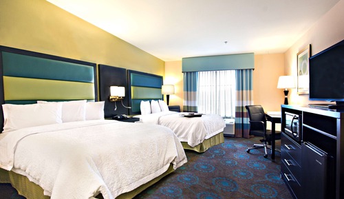 Room, 2 Queen Beds, Non Smoking, Refrigerator & Microwave